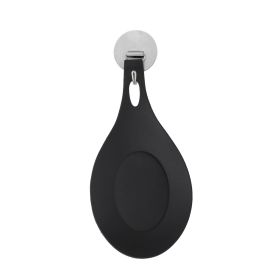 1/2pcs Silicone Utensil Rest With Drip Pad For Multiple Utensils; Heat-Resistant; Spoon Rest & Spoon Holder For Stove Top; Kitchen Utensil Holder (size: 1pc-Black Kitchenware Mat)
